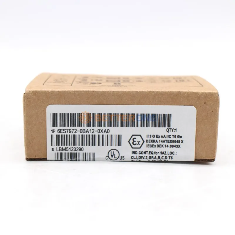 In stock sms 100% brand new original SIMATIC DP PLC Connection Plug 6ES7972-0BA12-0XA0 logic input module