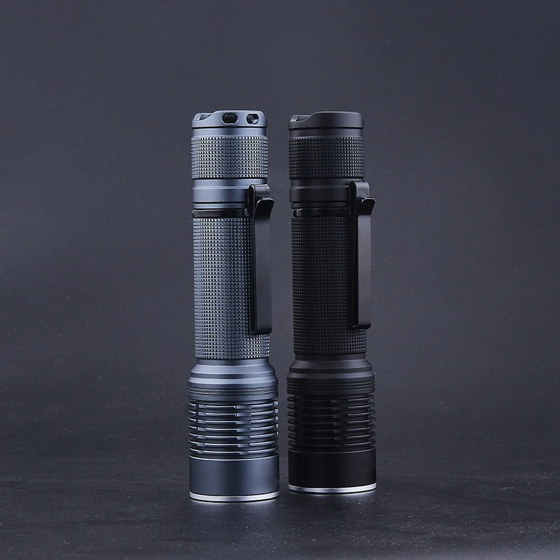 NEW LED portable lamp Aluminum alloy power display 4 modes strong light multifunctional USB rechargeable flashlight torch