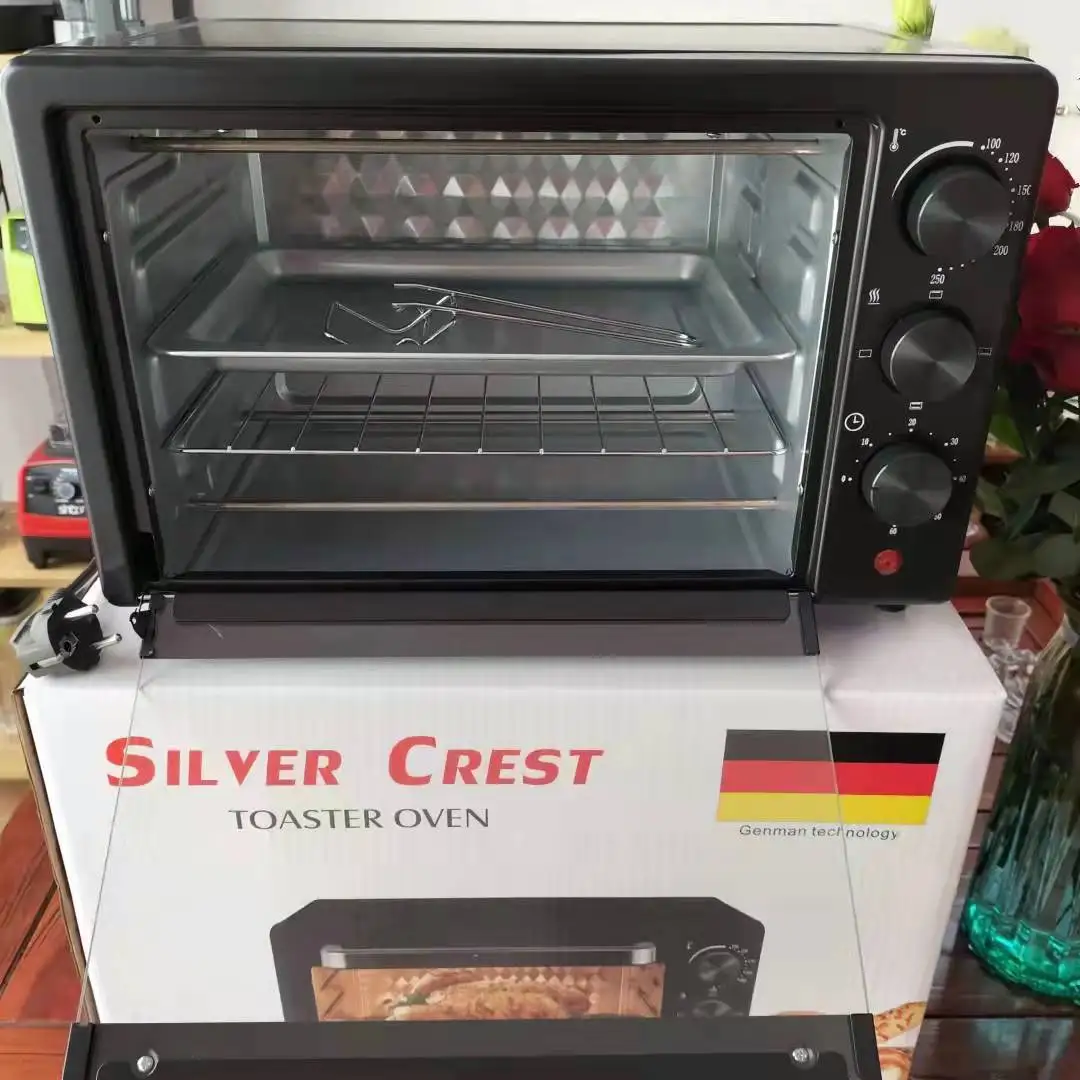 Silver crest mini 25L capacity electric oven home use 1500w multifunctional portable baking oven