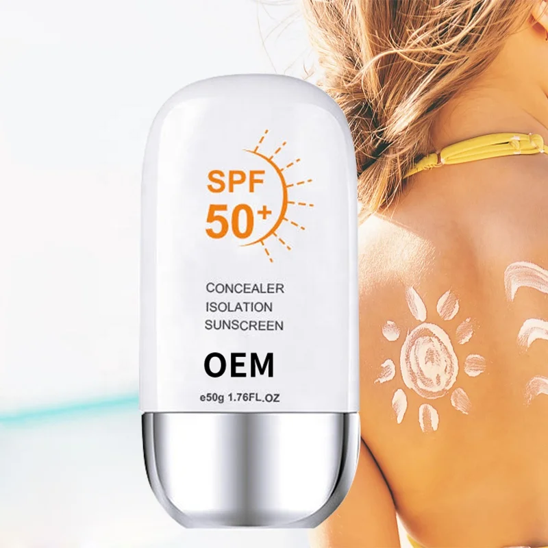 Солнцезащитный лосьон для лица SPF 50 водостойкий солнцезащитный крем от производителя косметический набор