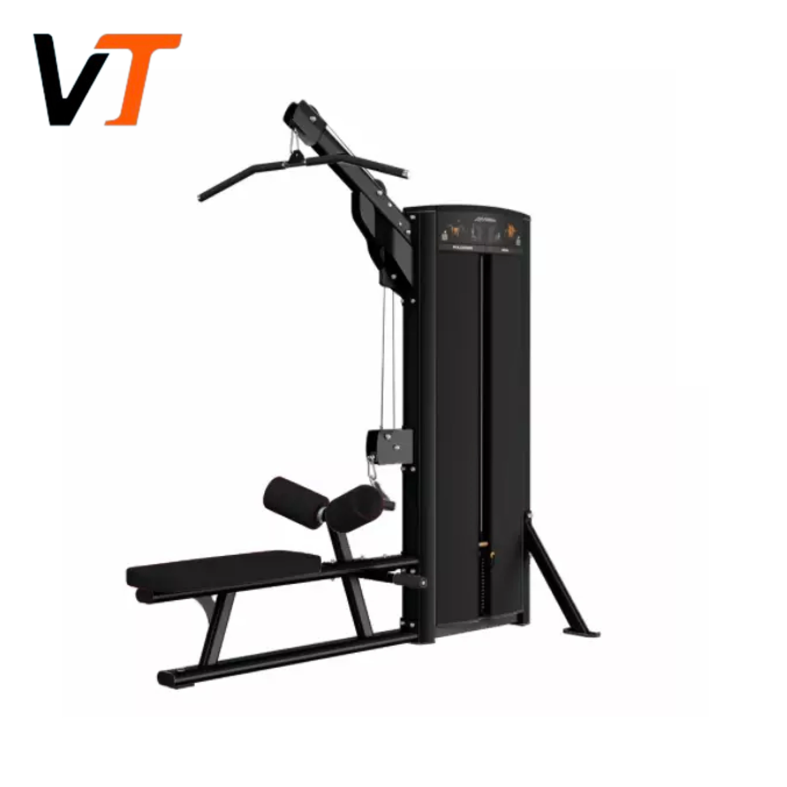 Gym equipment machine  Pin Loaded Plat Pulldown/Low Row sports machine Lat pull down