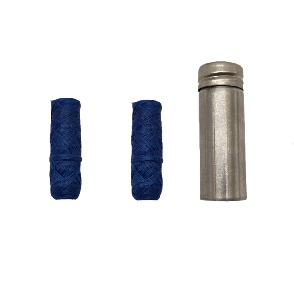 100 Meters Grand Degradable Silver Stainless Steel Bottle-Packed Bamboo Charcoal Dental Floss with Two Spare Cores