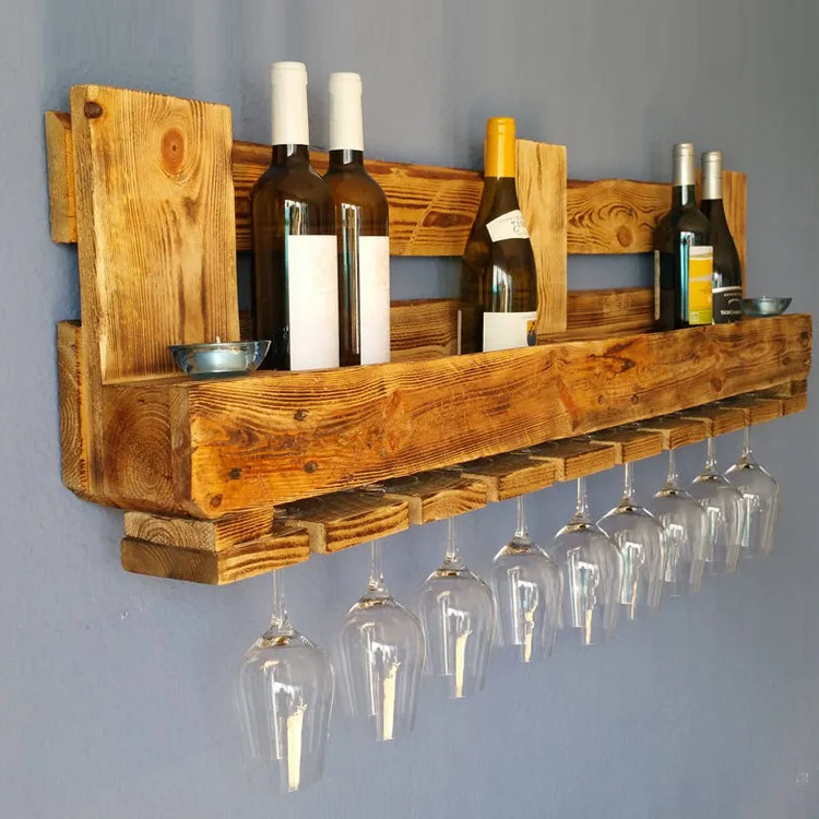 High Quality Wine Wall Display Shelves Drink Stand Display Whiskey Display Shelf Rack