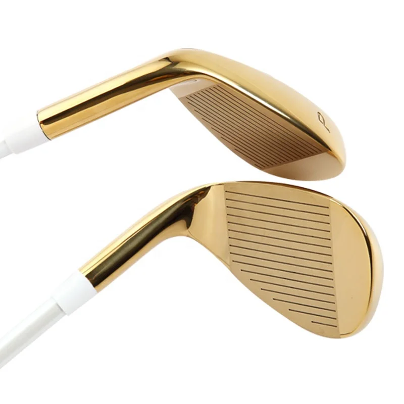
Peter Allis Durable Gold Men 7-Iron Wedge Golf Club with Golf Shaft 