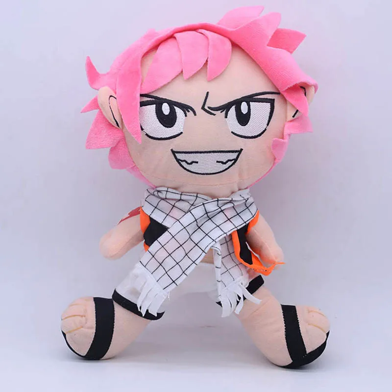 New 20cm/30cm Anime Fairy Tail Natsu Dragneel Plush Toy Cute Happy Charles Cat Animal Pets Stuffed Dollls Gifts for Boys Girls