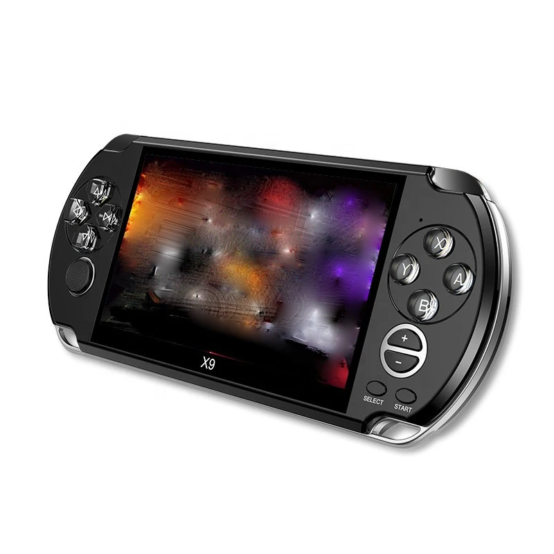 Высокой четкости цифровой 5 1 дюймовый экран дисплея X9 Встроенный 16 Гб переносная портативная игровая консоль проигрыватель по доступной цене