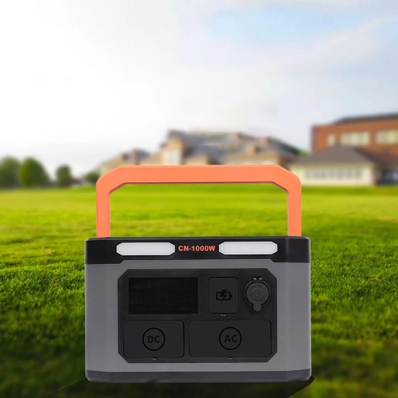 2000W outdoor solar charging large capacity ultra-clear digital screen display portable new mobile energy storage power