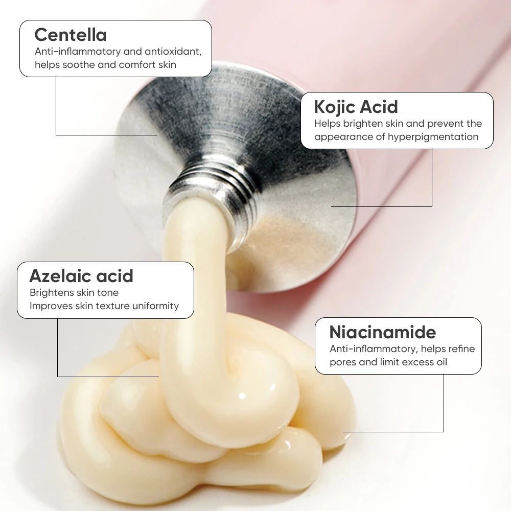 Private Label Azelaic Acid Hyperpigmentation Corrector Faded Dark Spot Discoloration Moisturizer Balances Face Skin Serum