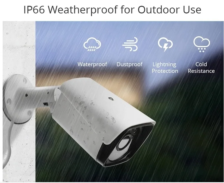 2MP 4CH Outdoor Indoor Metal Camera AHD Home Security cctv camera with dvr hdcvi hikivision digital video recorder