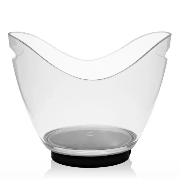 Quality Guarantee Custom Ice Bucket Led Illumination Buckets For Champagne Plastic Ice Bucket