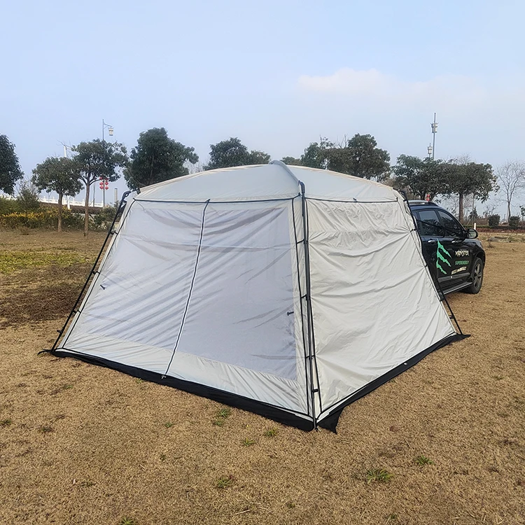 Outdoor car SUV large mesh screen house family mesh car gazebo tent
