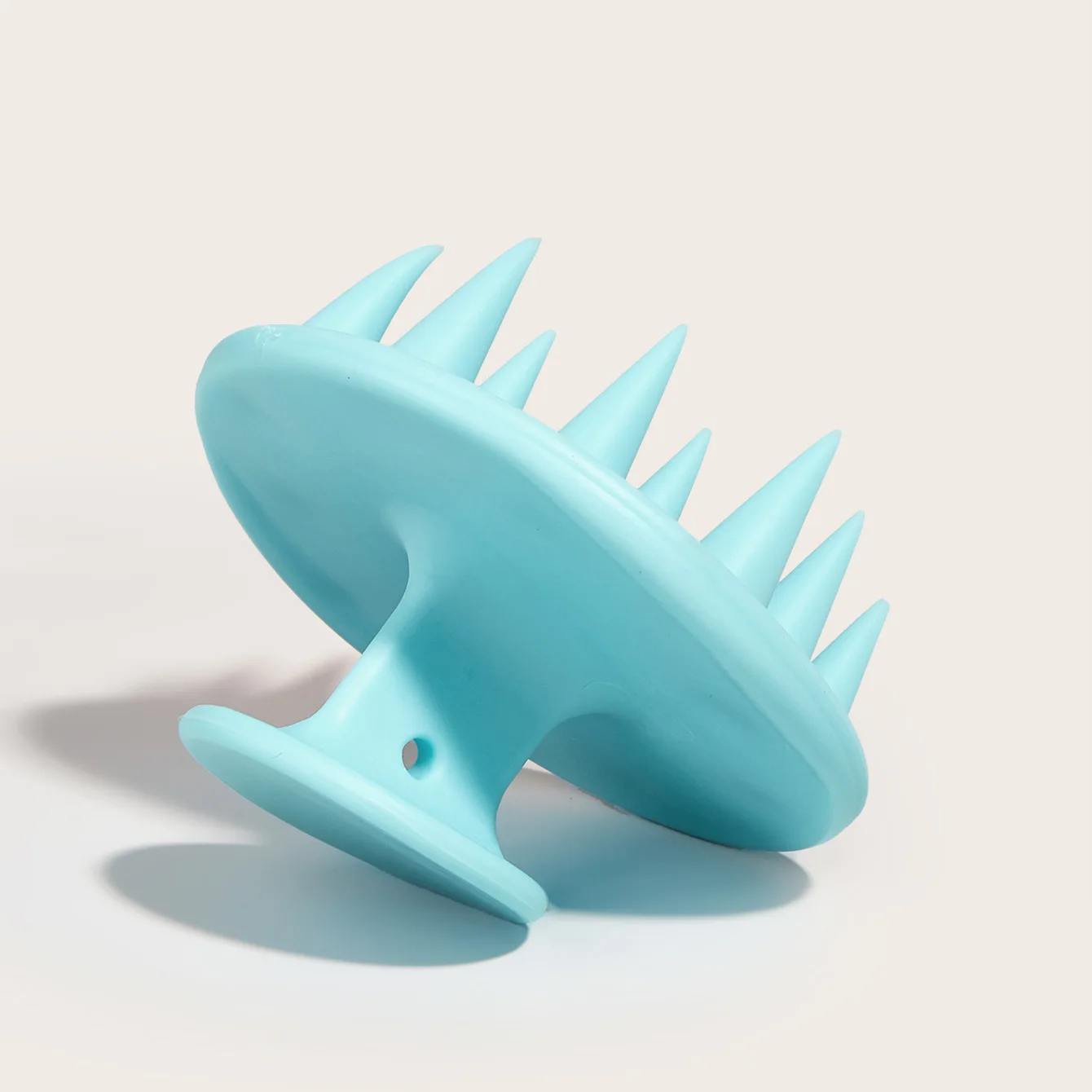 Four Color soft  TPR Material Clean Scalp Massage Scalp  Wash Hair Brush Massage Shampoo Brush