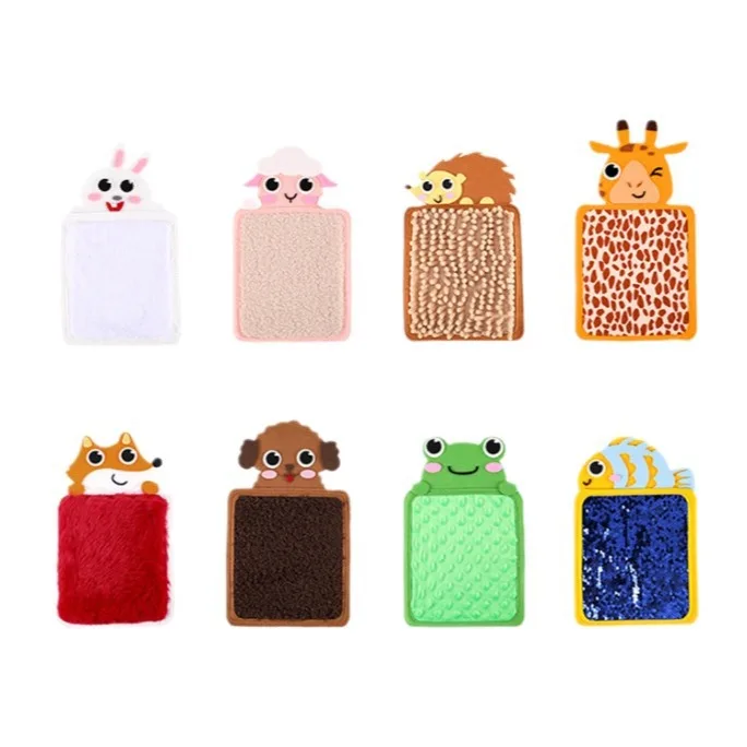 Sensory Mats for Autistic Children, Sensory Wall Panel, Sensory Disorder Toys for Tactile Play, Sensory animal Mats