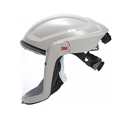 
versaflow m-206 face guard M-200 M-100 PAPR helmet M-106 connect with PAPR 