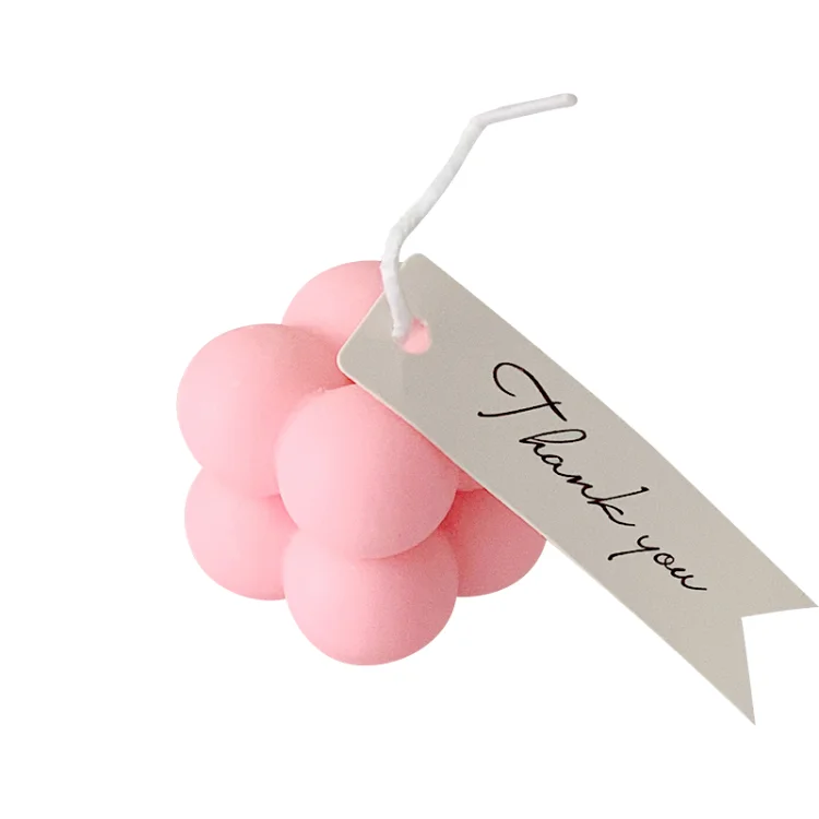 Private label customised scented candles bubble candle home decoration high quality