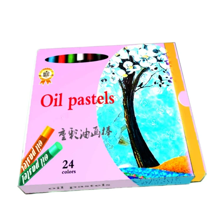 12 crayons kids multi color crayon color oil pastel set