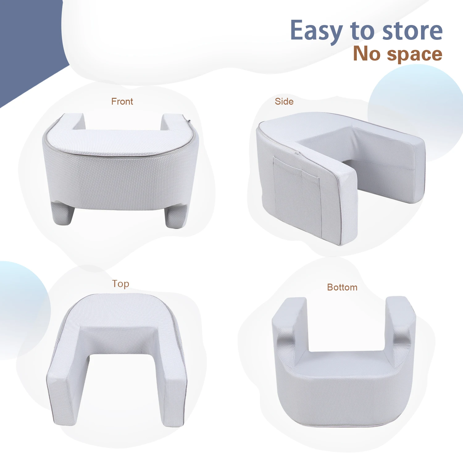 Reading Pillow for Gaming, Extra Large Arm Rest Pillow for Adult, Memory Foam Bed Rest Pillow for Working, Playing  or Sitting