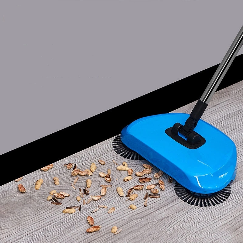 Manual floor clean machine high quality hand propelled sweeper automatic floor magic broom for home use