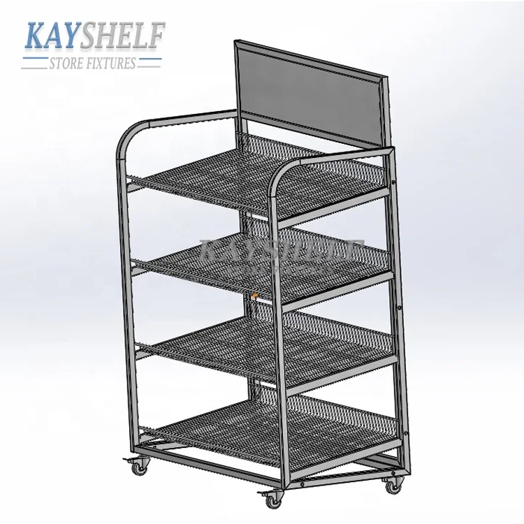 Kayshelf Car Battery Engine Essential Oil Display Stand Metal Rack For Wholesale