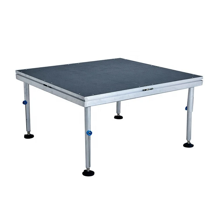 1m x 1m High Quality Factory Direct Sale Aluminum Stage Platform For Event Outdoor Concert Acrylic Floor Transparent Stage