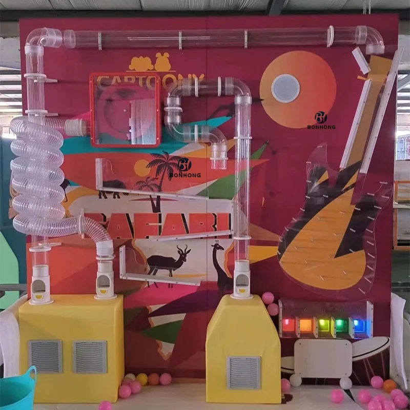Bonhong Top Quality Children Museum Air Wall Indoor Ball Game Soft Play Equipment for Kids