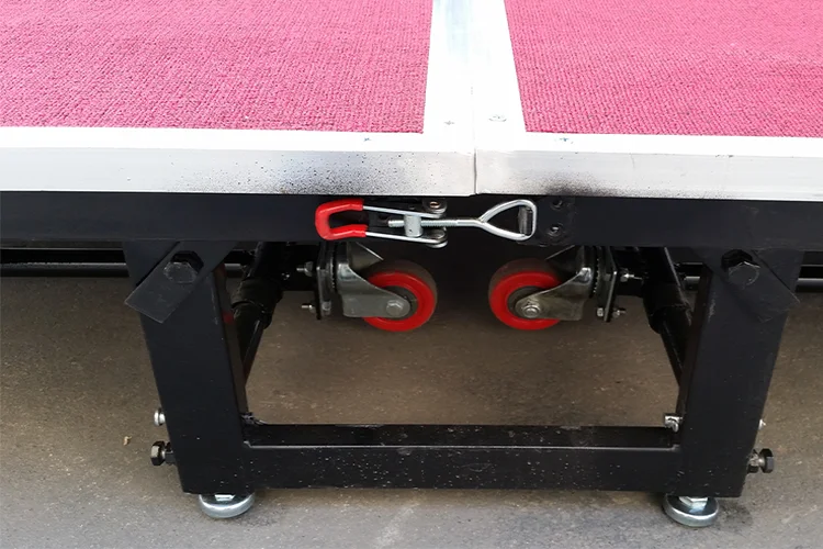 Steel folding stage custom size hotel indoor special stage