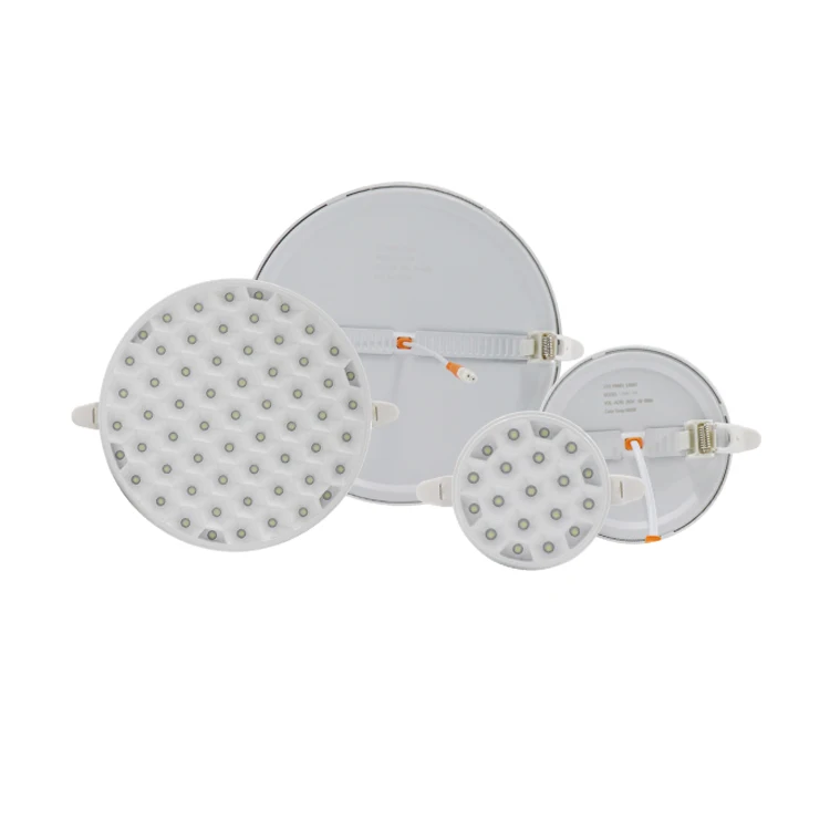 Zhongshan beehive 10w 18w 24w 36w slim round surface backlit led ceiling panel light