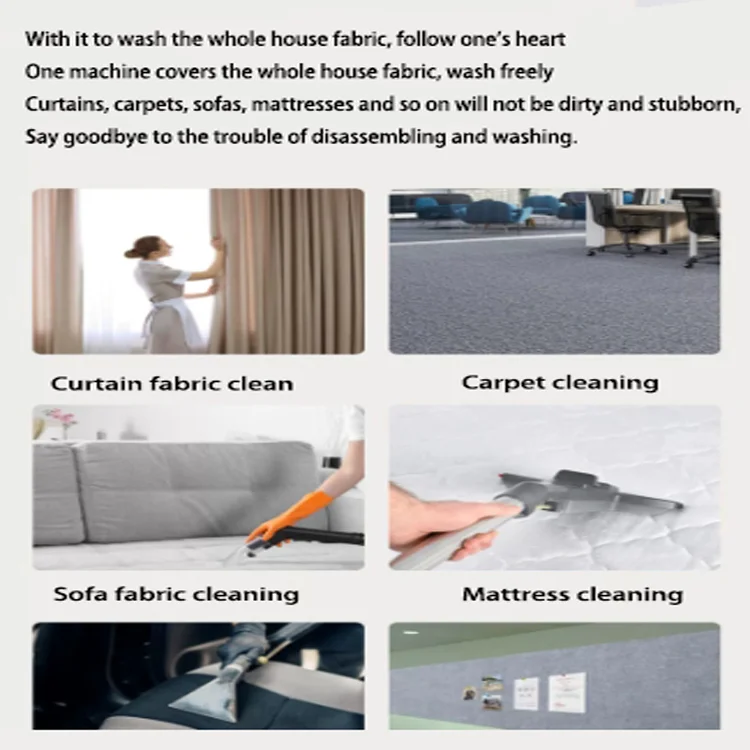 Hot Sale 2023 Home Compact Upholstery Mattress Sofa Carpet Steam Cleaner