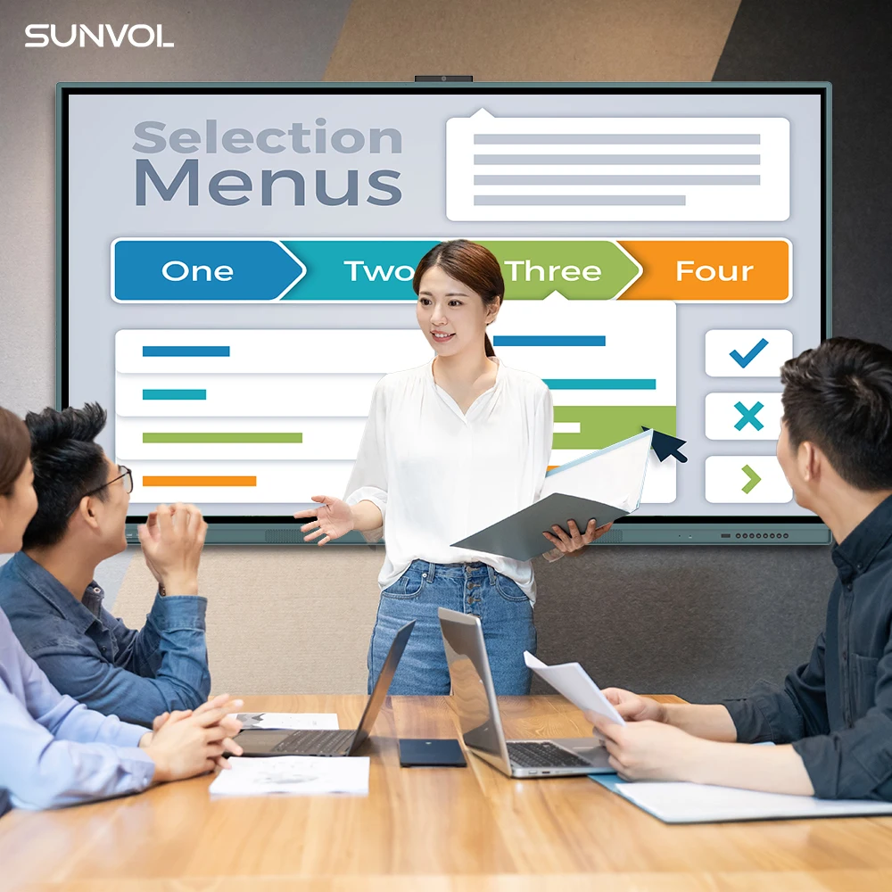 86inch interactive smart white board touch interactive flat panel all in one  for university classroom