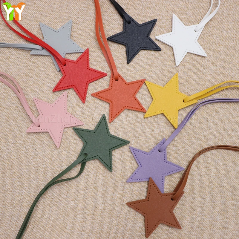 PU Leather Star Bag Charm Fashion Women Handbags Charms Ladies Lucky Star Pendants Car Ornament