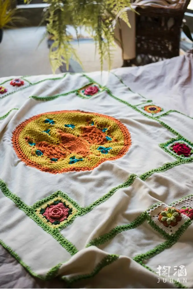 
Hot selling Personalized Monogram fabric stitching patchwork quilt patterns for bedding 