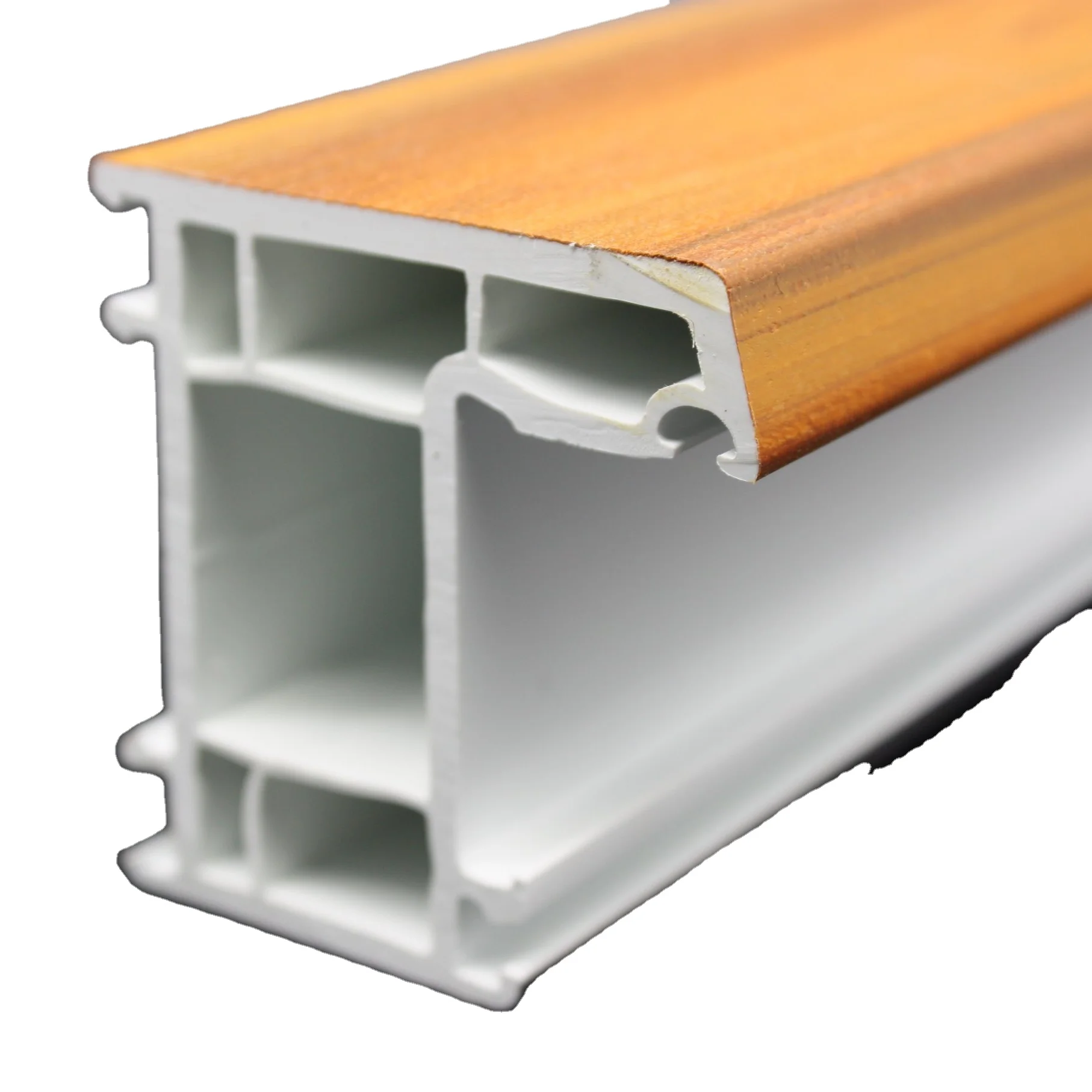 Uv-protect Frame Round Soundproof Door Half Double Glazed Upvc Window Profile Anti-aging Rigid Anti-uv White Color Pvc Upvc