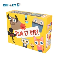 Custom Cardboard Lid-off Styles Kid Game Boxes with 4C Printing