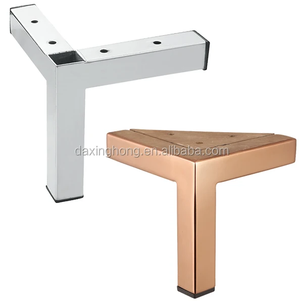 Metal Sofa Legs Furniture Replacement Leg Golden Sofa Feet Heavy Duty Triangle Cabinet Feet