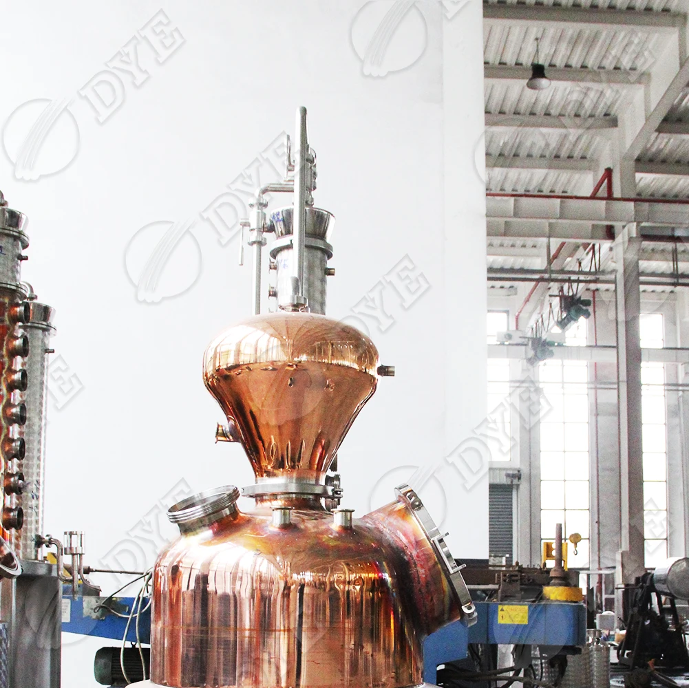 
DYE 1500L steam heating boilers distillery vodka whiskey distillation equipment alcohol distiller for making wine 