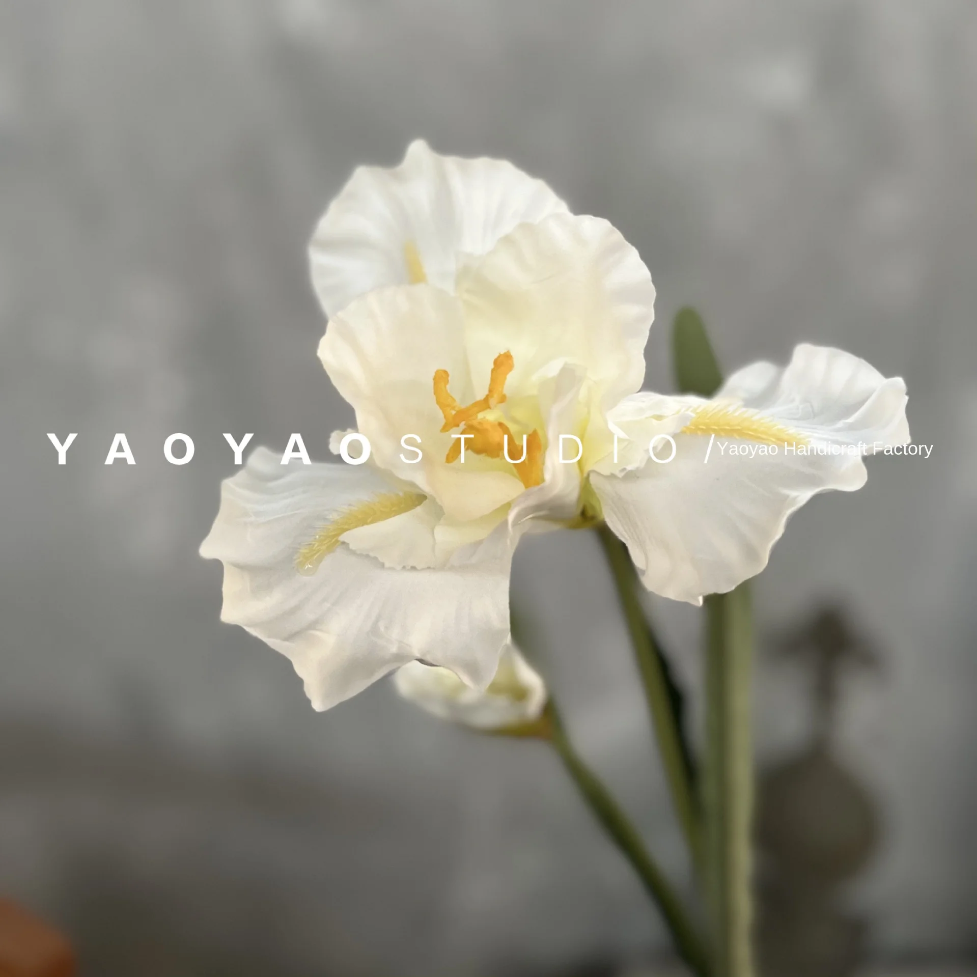 High Quality Purple Iris Flower Set Beautiful Chen Simulated Living Room Dining Table Floriculture Stem Parts Christmas Decor