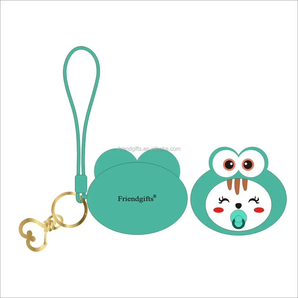 Good Sale Lovely Cartoon Silicone Mini Coin Purse With Zipper Suitable For Children