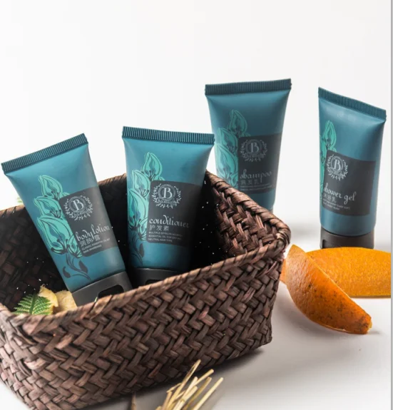 BASINUB Low budget toiletry sets bathroom one time use toiletries good price hotel amenities bottle and tub