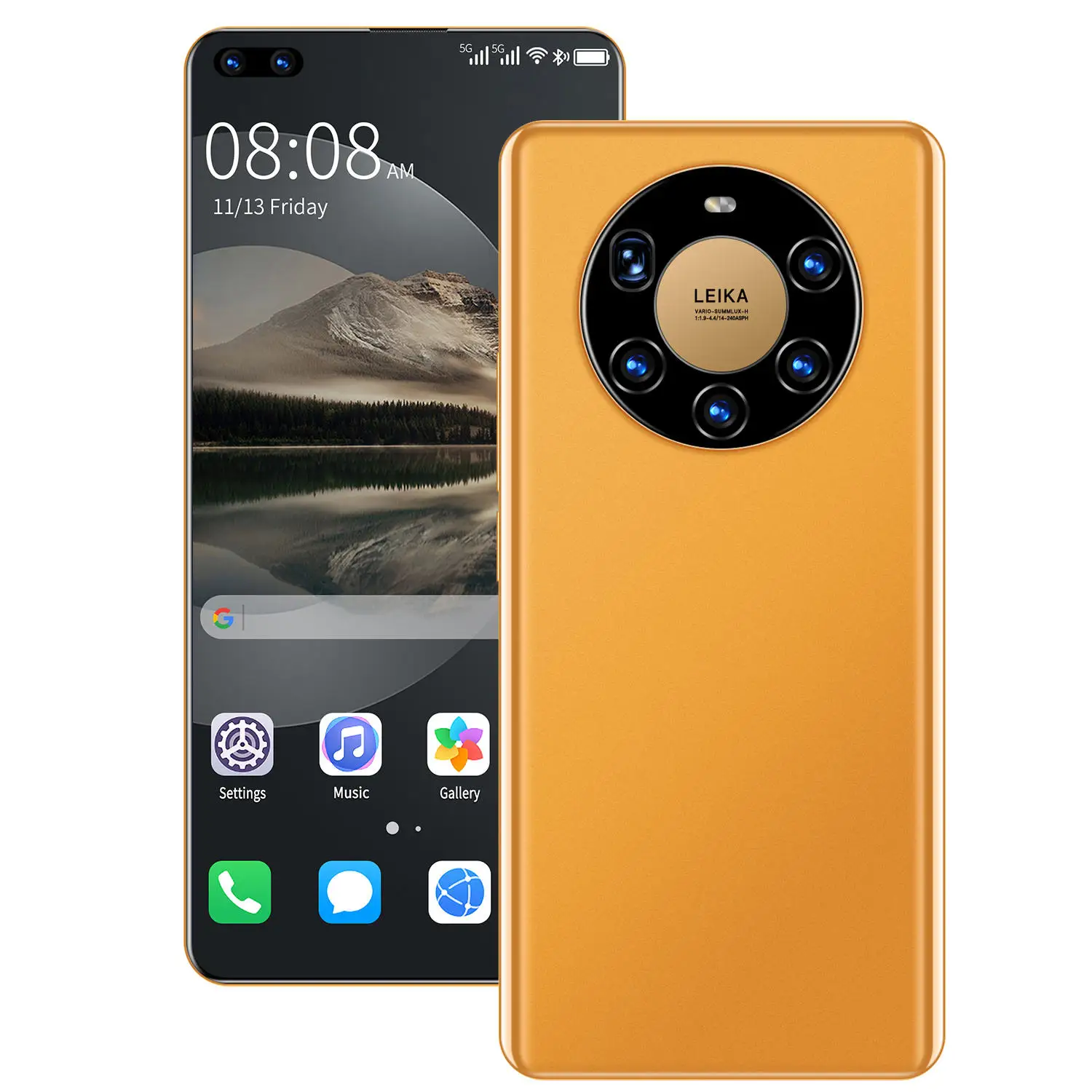 2022 Hot sale Mate40 pro mobile phones 7.3inch full display dual SIM card dual standby 6000mah big battery gaming smart phone