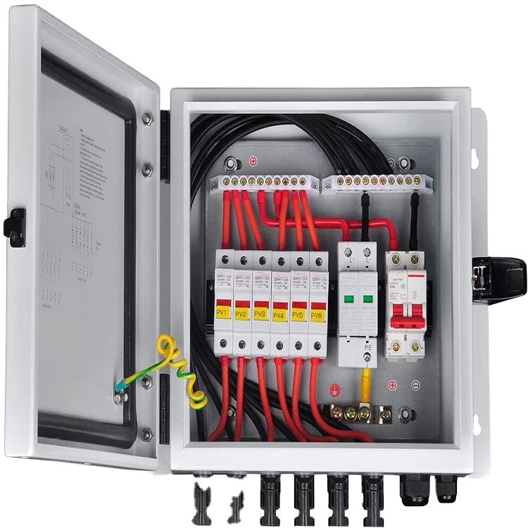 High Quality Waterproof Dc Main Control Cabinet Photovoltaic 8-way Combiner Box Dc Combiner Box