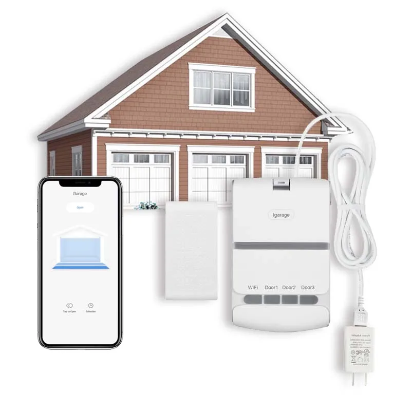 WiFi Smart Wireless Universal Garage Door Opener Alarm Sensor With APP Remote Control Open or Close