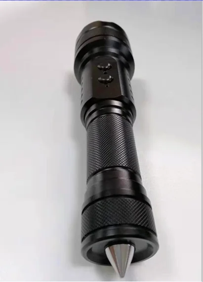 Dual-use flashlight-converts white and laser light