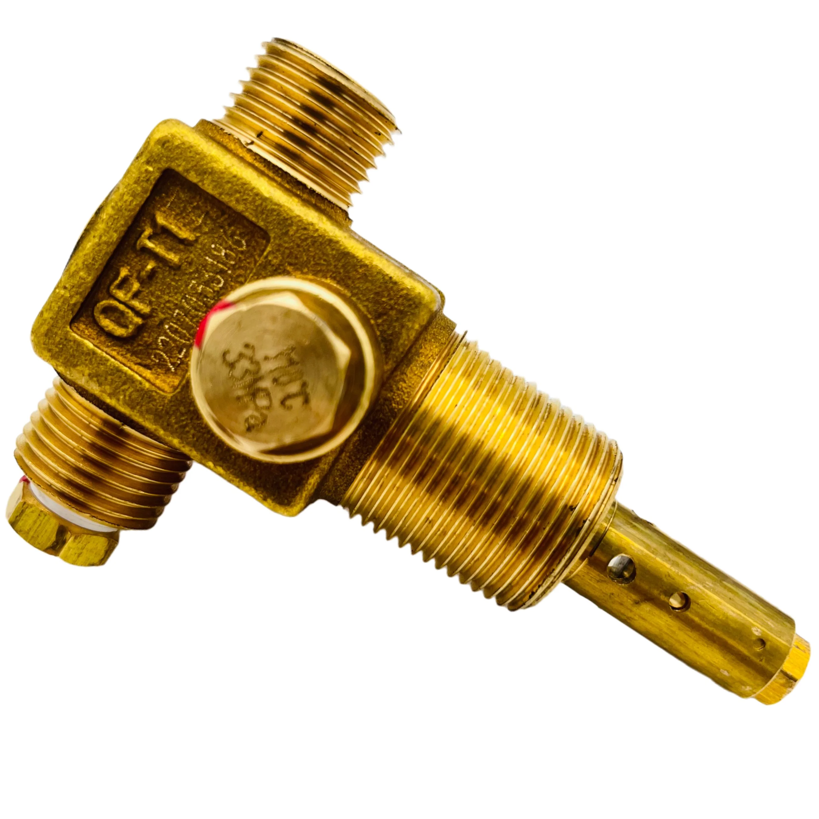QF-T1Z Natural Gas Cylinder Valve with Limiting Device Brass Control Check Valve for vehicle one hole in factory price