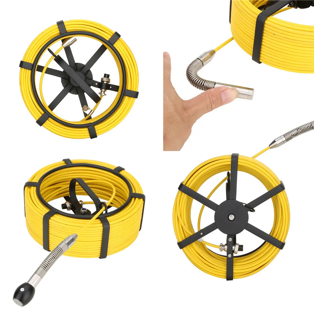 9 inch 13MM 10M-30M Handheld Industrial Pipe Sewer Inspection Video Camera Pipe Locator Endoscope Camera