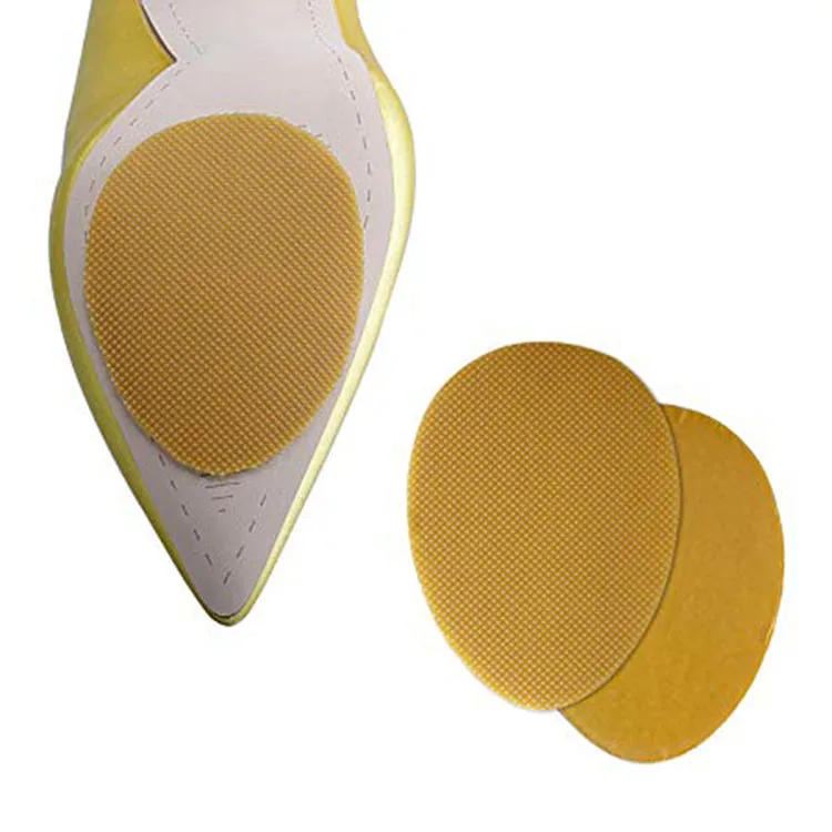 Adhesive Anti Slip Shoe Pads for High Heels  Antiskid Sole Protector Grip Pad Sticky Rubber for Shoes (sandy brown)