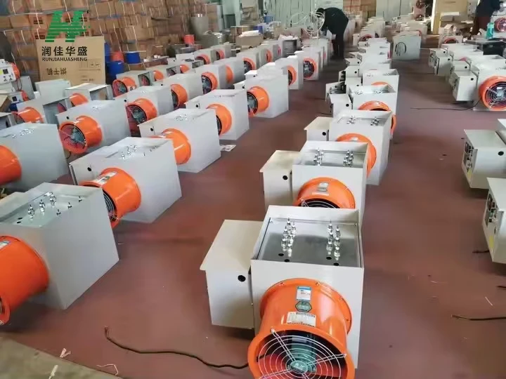 High Quality Industrial Electric Air Heater for Poultry Farm Greenhouse  Motor Heating Equipment