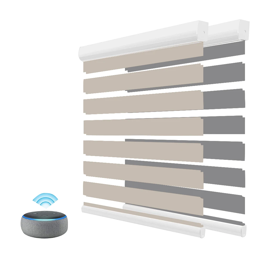 Tuya google Alexa Control zebra Blinds Motorized Custom Length for