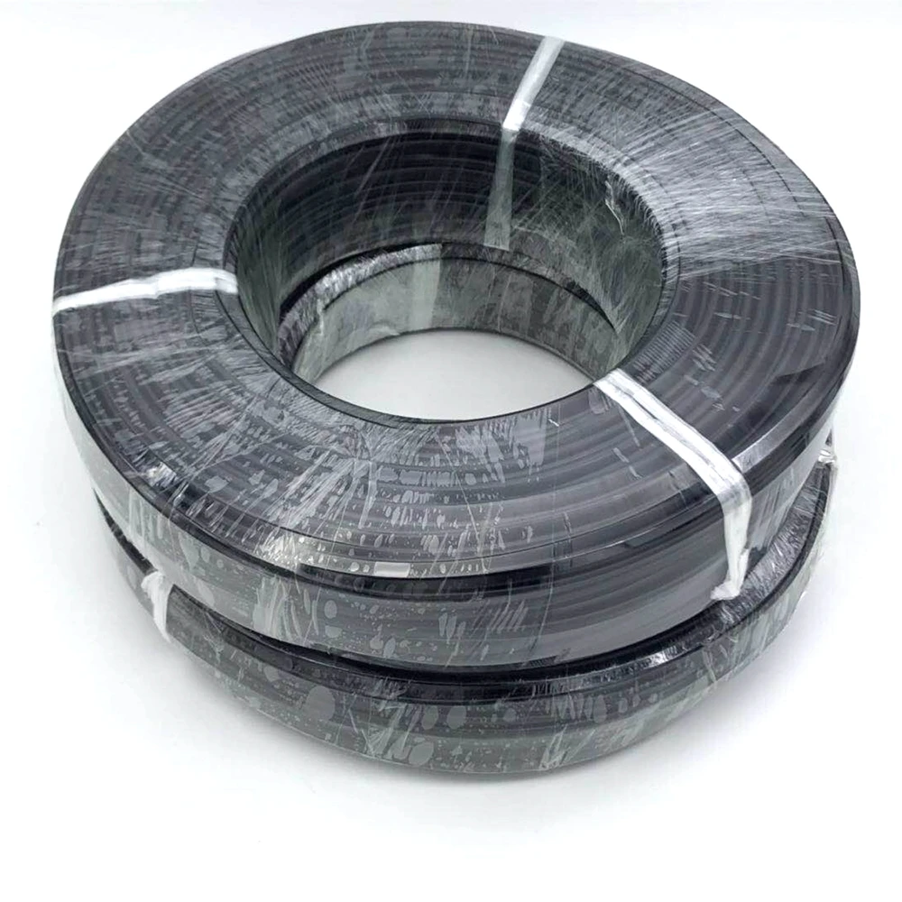 K type PVC thermocouple compensate cable fiberglass/PTFE/SS braid cable