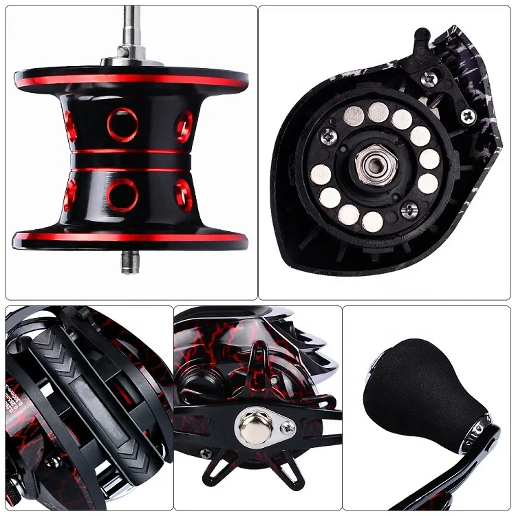 Hot Sell  High Speed  Baitcasting Fishing Reel 7.1 Gear Ratio 18+1BB 7Kg Brake Drag Metal reel