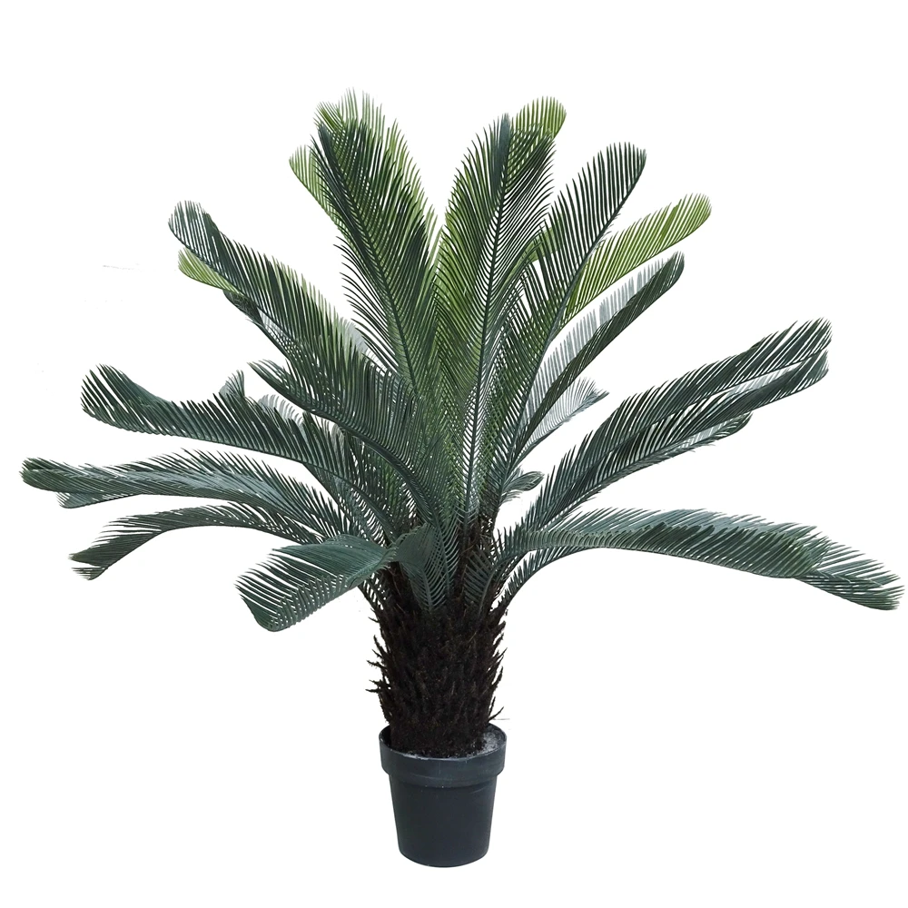 Cycas Sago Пальма искусственные садовые деревья декоративные пальмы дерево для украшения